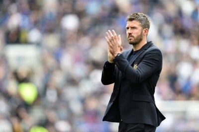 Manchester United's English head coach Michael Carrick (Photo by AFP)