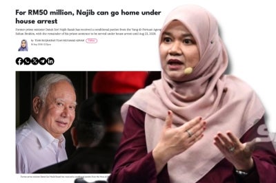 Fadhlina said the decision in question should not be portrayed as having been made by the Prime Minister or PH. (Sinar Harian Photo) 