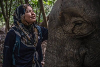 Farina Othman (Photo by Mohd Rasfan / AFP)