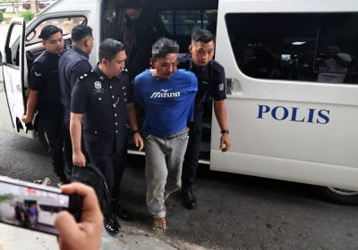 A man suspected of killing his five-year-old niece by throwing her into a river in Kampung Padang, Tanjung Sedili, yesterday has been remanded for seven days from today. - Photo by Bernama