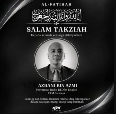 Colleagues found him at about 8.40 pm and rushed him to Sarawak General Hospital (HUS).