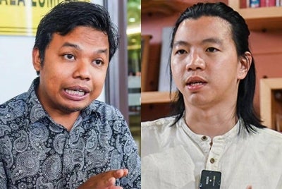 Amir Hadi (left) and Dobby Chew were detained under Section 4(1)(a) of AMLA on Sept 22, 2026, after having their statements recorded at Bukit Aman.