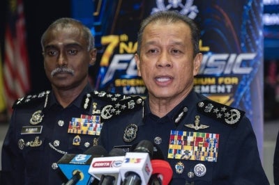 Inspector-General of Police Tan Sri Mohd Khalid Ismail - Photo by Bernama
