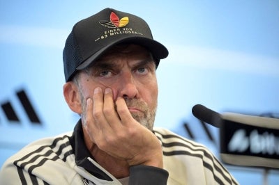 Germany's National coach Juergen Klopp. (Photo by Hannes P. Albert / AFP)