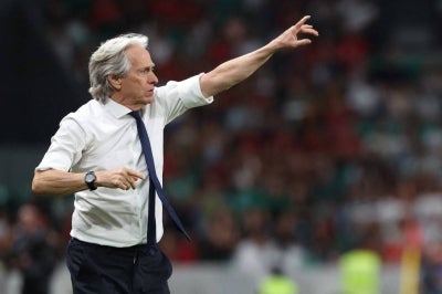 Portugal's coach Jorge Jesus. (Photo by PATRICIA DE MELO MOREIRA / AFP)