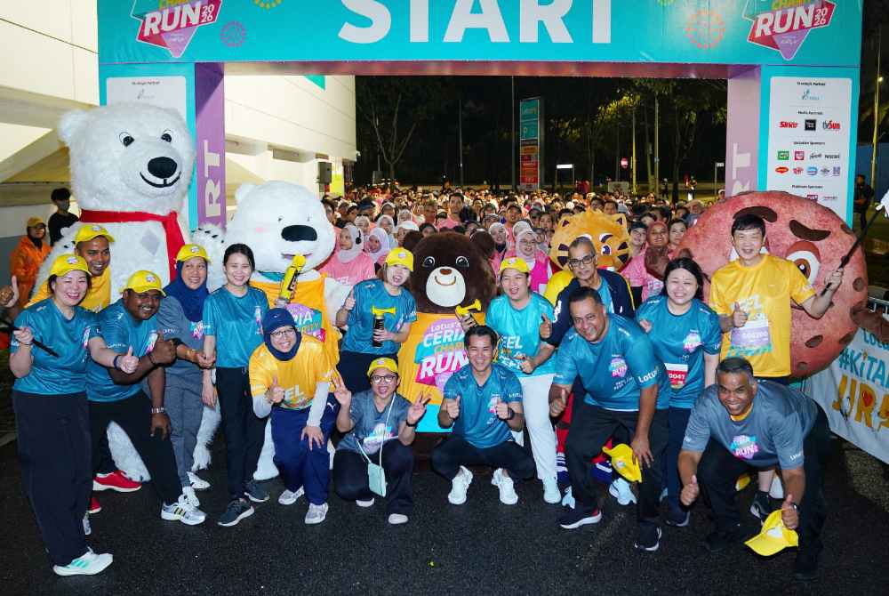 For Lotus’s Malaysia, every kilometre completed at its Ceria Charity Run carried a bigger purpose, helping students gain better opportunities through education. - Photo by MOHD HALIM ABDUL WAHID