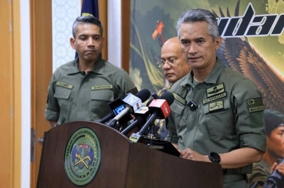AKPS director-general Datuk Seri Mohd Shuhaily Mohd Zain during a press conference, today, on a viral video involving him at the Kuala Lumpur International Airport. - Photo by Bernama