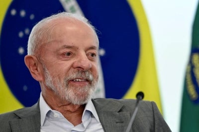 Brazil’s President and re-election candidate Luiz Inacio Lula da Silva. (Photo by Evaristo Sa / AFP)