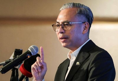 Communications Minister Datuk Seri Fahmi Fadzil. -Bernama FILE PIX