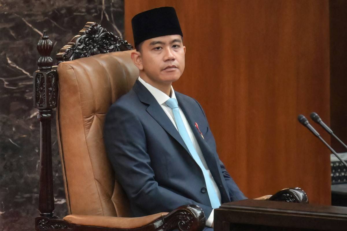 Indonesian Vice President Gibran Rakabuming Raka. (Photo by BAY ISMOYO / AFP)