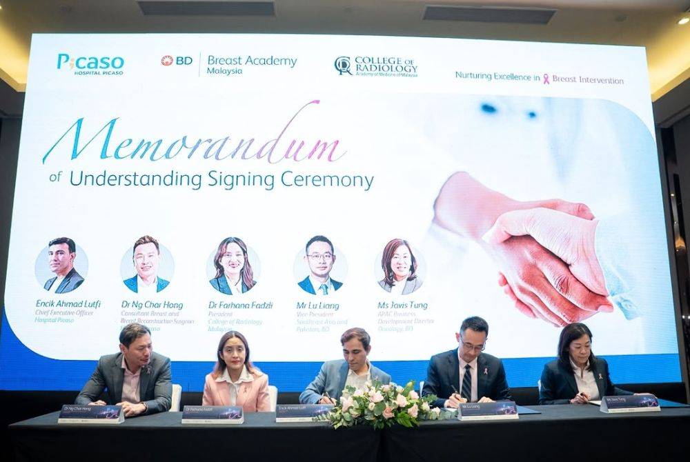 Hospital Picaso, Becton, Dickinson and Company (BD) and the College of Radiology Malaysia have launched a three-year partnership to strengthen breast intervention and multidisciplinary breast cancer care by training at least 100 healthcare professionals through clinical education, practical skills development and mentorship.