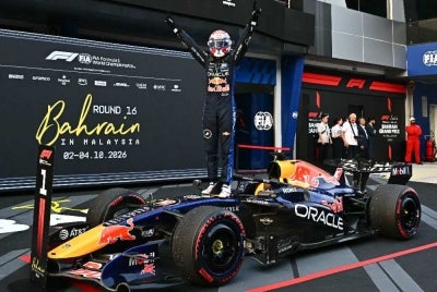 Max Verstappen wins the thrilling F1 Bahrain Grand Prix at Sepang on Sunday. Photo: AFP.