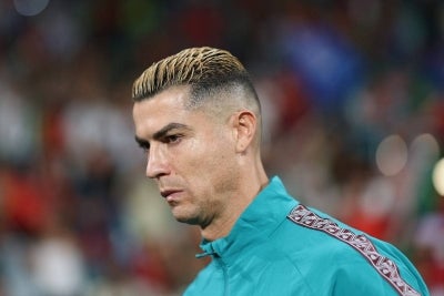 Portugal's forward #07 Cristiano Ronaldo. (Photo by Patricia de Melo Moreira / AFP)