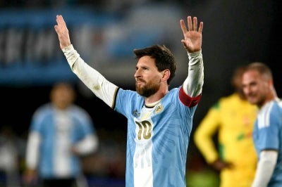 Lionel Messi. (Photo by Luis ROBAYO / AFP)
