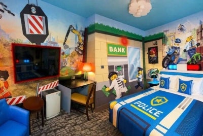 New Lego City-themed rooms at Legoland Hotel Malaysia will be available from Oct 10, featuring Lego City characters and scenes for children to explore during their stay.