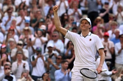 Jannik Sinner. (Photo by Kirill KUDRYAVTSEV / AFP) / RESTRICTED TO EDITORIAL USE
