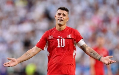 Granit Xhaka (Photo by Carl Recine / GETTY IMAGES NORTH AMERICA / Getty Images via AFP)