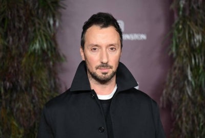 Belgian fashion designer Anthony Vaccarello. (Photo by ANGELA WEISS / AFP)
