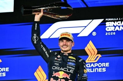 Dutch driver Max Verstappen. (Photo by Lillian SUWANRUMPHA / AFP)