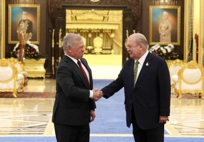 KUALA LUMPUR, Oct 12 - His Majesty Sultan Ibrahim (right) holds a four-eyed meeting with Jordan's King Abdullah II during the state welcoming ceremony at Istana Negara today.
- PHOTO: BERNAMA (2026) COPYRIGHT RESERVED