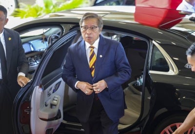 Sarawak Premier Tan Sri Abang Johari Tun Openg today tabled an expansionary state budget totalling RM14.8 billion for next year. - Photo by Bernama