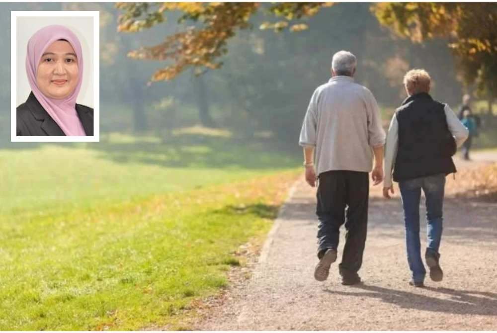 According to DOSM, Malaysia's population aged 60 and above is estimated to reach 4.2 million in 2026. Inset: Nik Norliati Fitri.