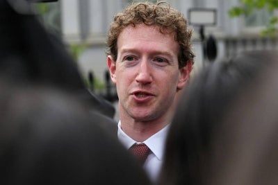 Meta CEO Mark Zuckerberg. (Photo by ROBERTO SCHMIDT / AFP)