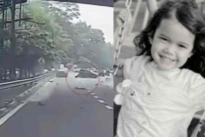 Five-year-old Asiah Ahmad Syahir, who was travelling with her father in a Perodua Bezza, died from severe head injuries following a six-vehicle accident along Jalan Kuching. She was pronounced dead at Kuala Lumpur Hospital (HKL).