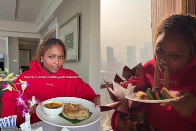 American singer and rapper Lizzo has delighted Malaysian fans with a video featuring local food, prompting excited reactions and warm welcomes online. -Screenshot from TikTok/@lizzo