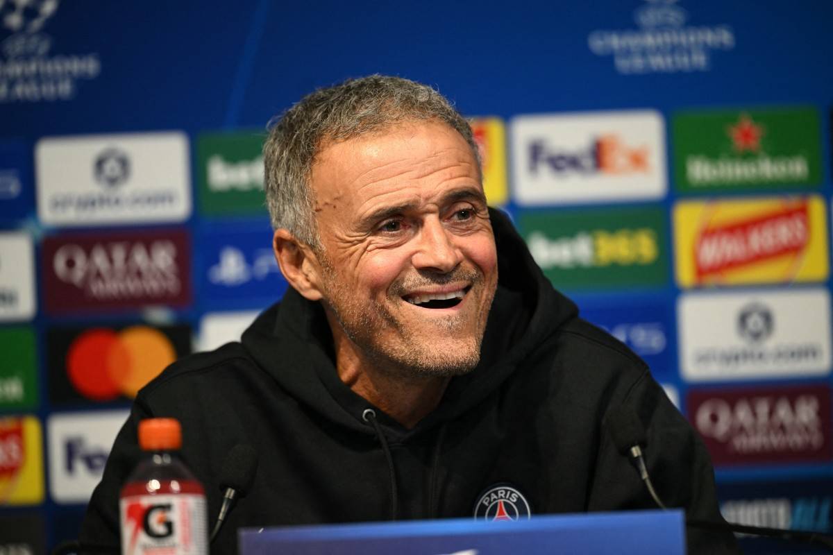 Paris Saint-Germain's Spanish head coach Luis Enrique. (Photo by Oli SCARFF / AFP)