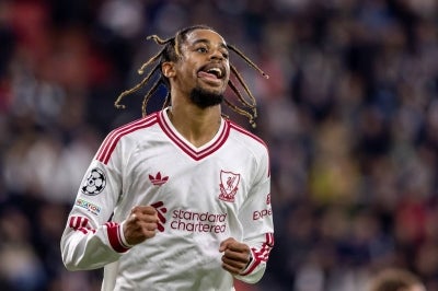 Liverpool's French midfielder #29 Bradley Barcola. (Photo by Branislav Racko / AFP)