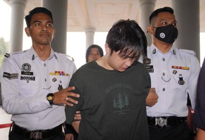 Raeven Goh Wey Haur, 24, was charged with driving in a dangerous manner along Jalan Kuching while travelling from the city centre towards Segambut at 3.44pm on Saturday. - Photo by ROSLI TALIB