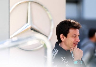 Toto Wolff, Executive Director of Mercedes AMG Petronas F1 Team. (Photo by CLIVE MASON / GETTY IMAGES NORTH AMERICA / Getty Images via AFP)