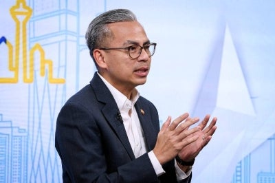 Communications Minister Datuk Seri Fahmi Fadzil. -Bernama FILE PIX