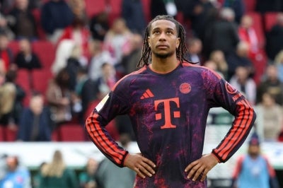 Bayern Munich's French midfielder #17 Michael Olise. Photo by AFP