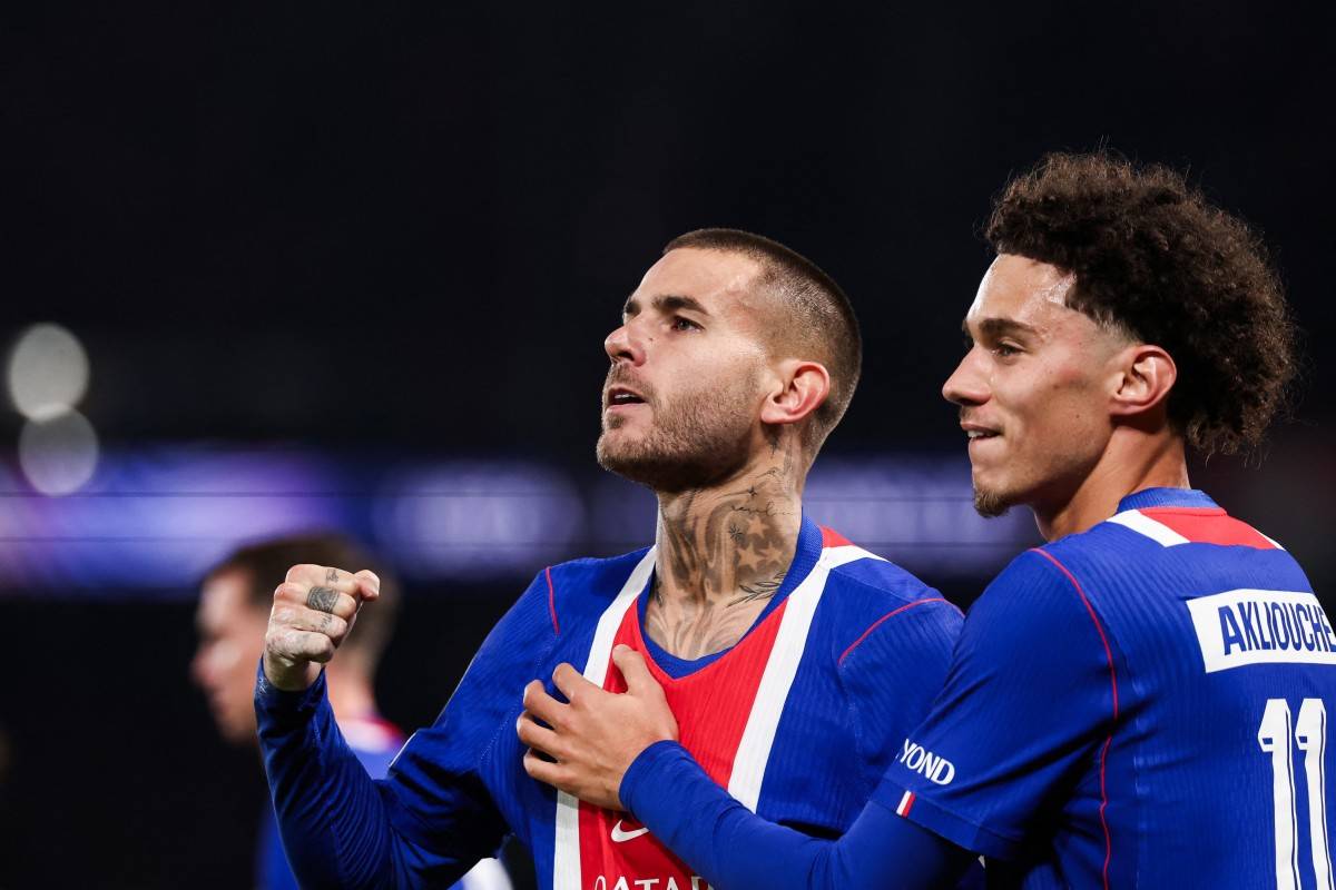 PSG's French defender #21 Lucas Hernandez. (Photo by FRANCK FIFE / AFP)