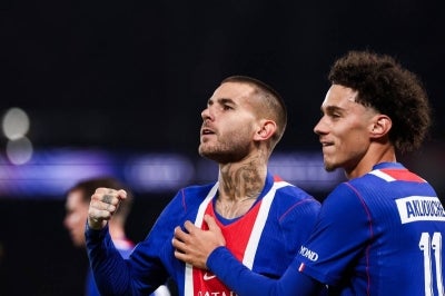 PSG's French defender #21 Lucas Hernandez. (Photo by FRANCK FIFE / AFP)