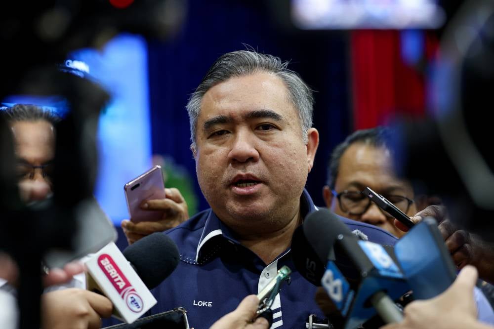 Transport Minister Anthony Loke. Photo by Bernama