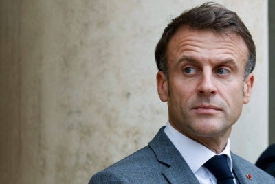 French President Emmanuel Macron. Photo by Ludovic Marin/AFP FILE PIX