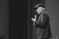 NEW YORK, NY - SEPTEMBER 04: Actor Walter Koenig on the main stage during "Star Trek: Mission New York" day 3 at Javits Center on September 4, 2016 in New York City. Roy Rochlin/Getty Images/AFP (Photo by Roy Rochlin / GETTY IMAGES NORTH AMERICA / Getty Images via AFP)