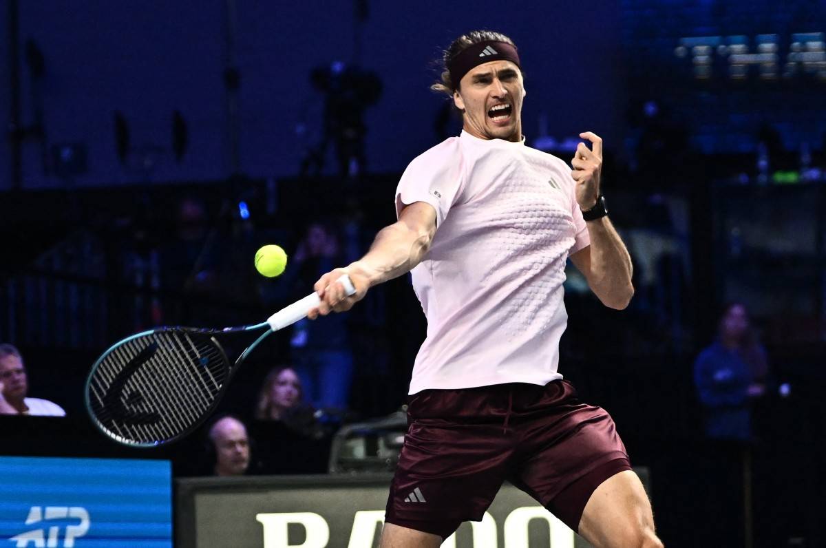 Germany’s Alexander Zverev. (Photo by Joe Klamar / AFP)