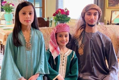 Fatimah ketika Hari Raya Aidil Fitri 2023.