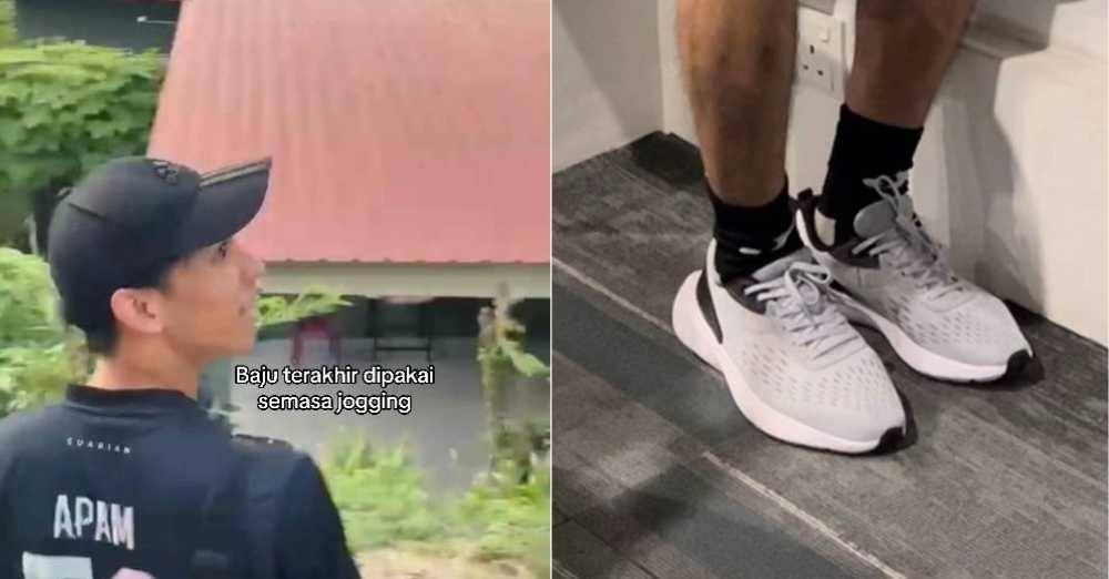 Kasut dan baju yang dipakai Nidza Afham ketika hilang.