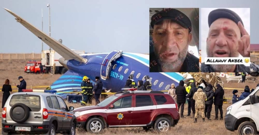 Dengan kuasa ALLAH, beliau hanya mengalami calar pada bahagian muka. (Foto: AFP, sosial media)