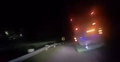 Foto: Tangkap layar dashcam Hanz Hanz