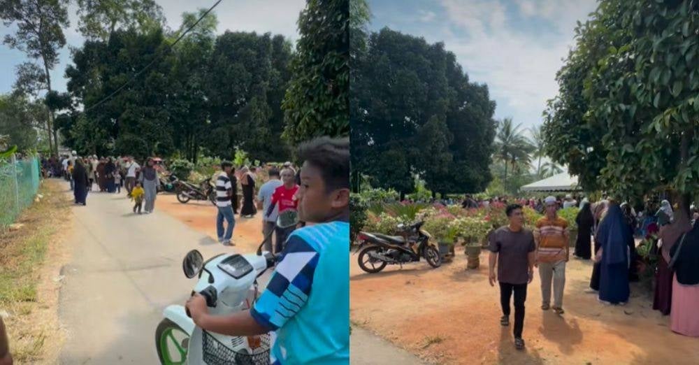 Kediaman arwah menerima kunjungan orang ramai (Foto: Ihsan Ahmad Nazrul)
