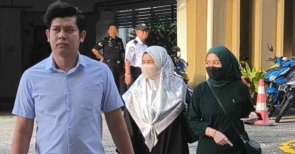 Zaim Ikhwan (kiri) dan Ismanira (dua dari kanan) tiba di mahkamah bagi keputusan kes abai Zayn Rayyan pada Isnin. (Foto: Ihsan Sinar Harian)