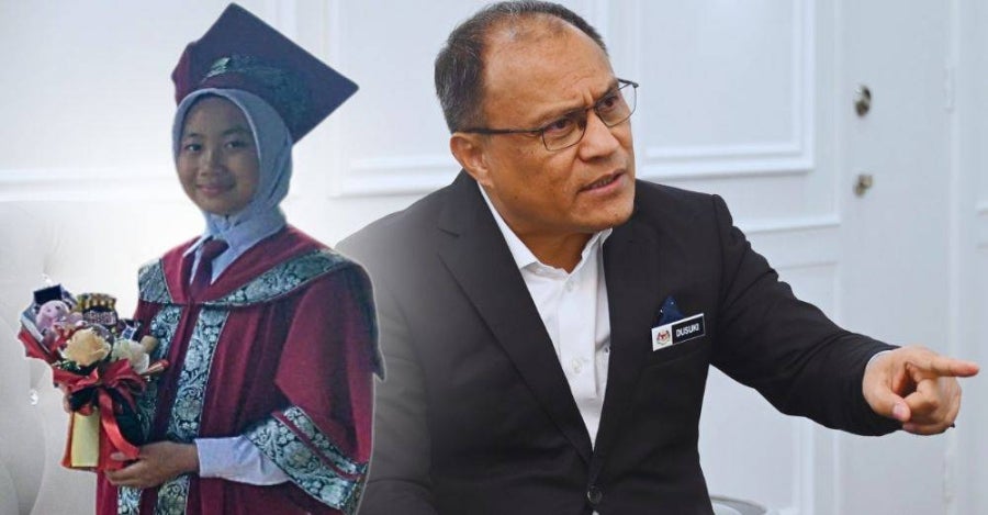  Peguam Negara Tan Sri Mohd Dusuki Mokhtar. (Gambar kecil: Zara Qairina)