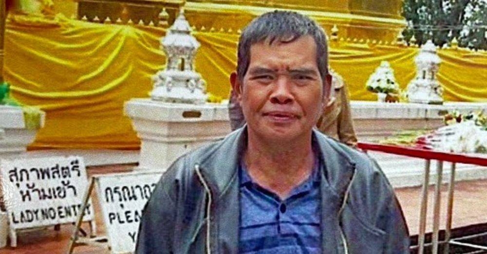 Bapa, Boonpan, 78, mangsa pertama yang rebah, mengalami sawan dan mengeluarkan buih menerusi mulut.