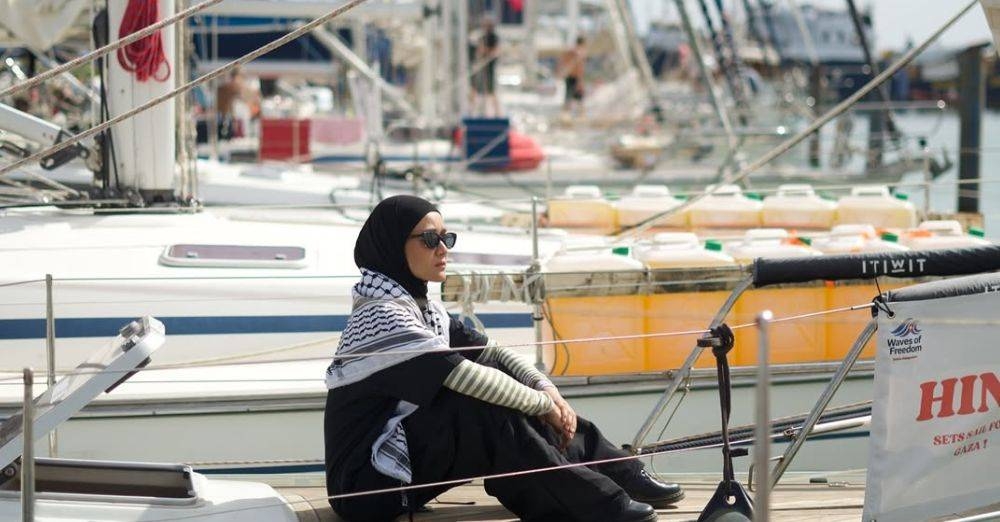 Farah Lee memulakan pelayaran dari Itali bersama pasukannya 13 September lalu.